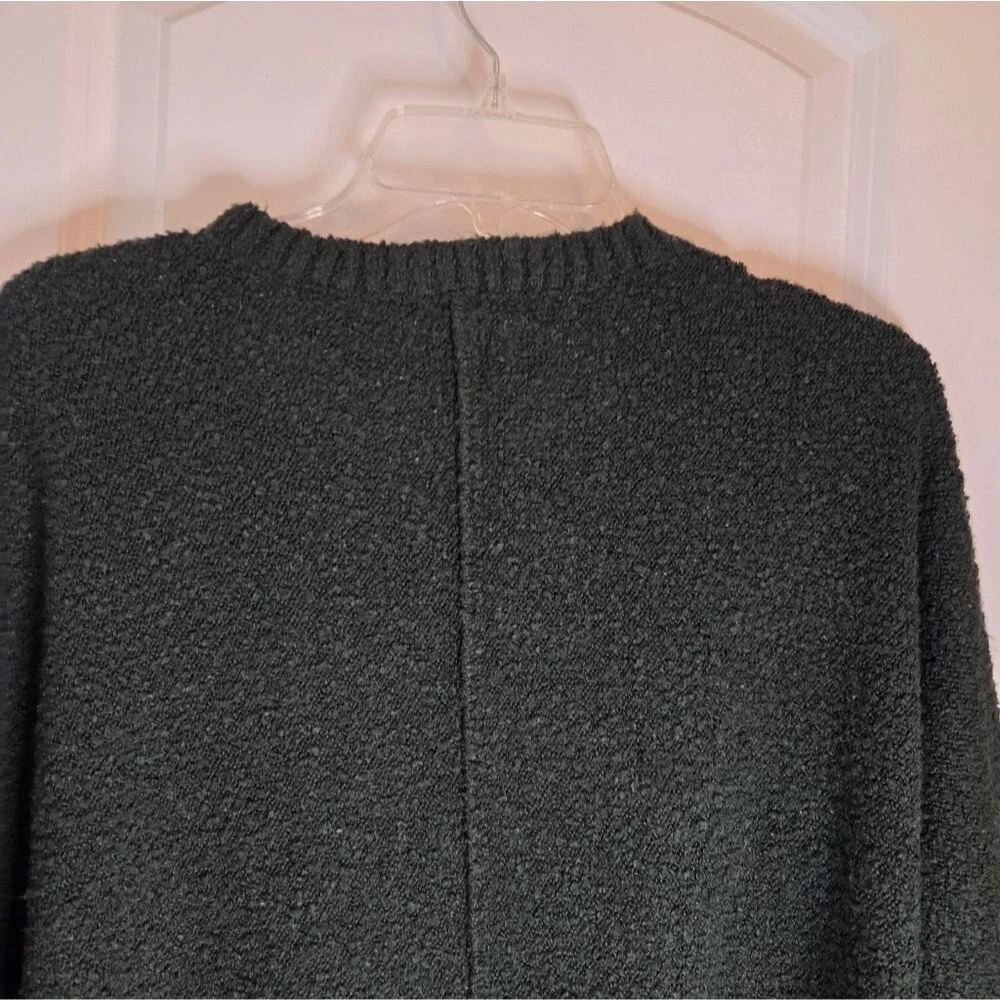 Wonderly Oversized Chunky Hunter Green Fuzzy Sweater - Picture 8 of 8